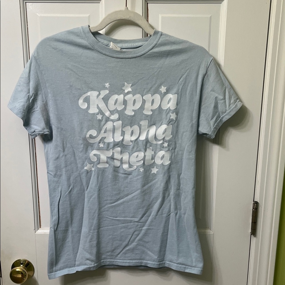 Kappa Alpha Theta Light Blue Short-sleeve T-shirt